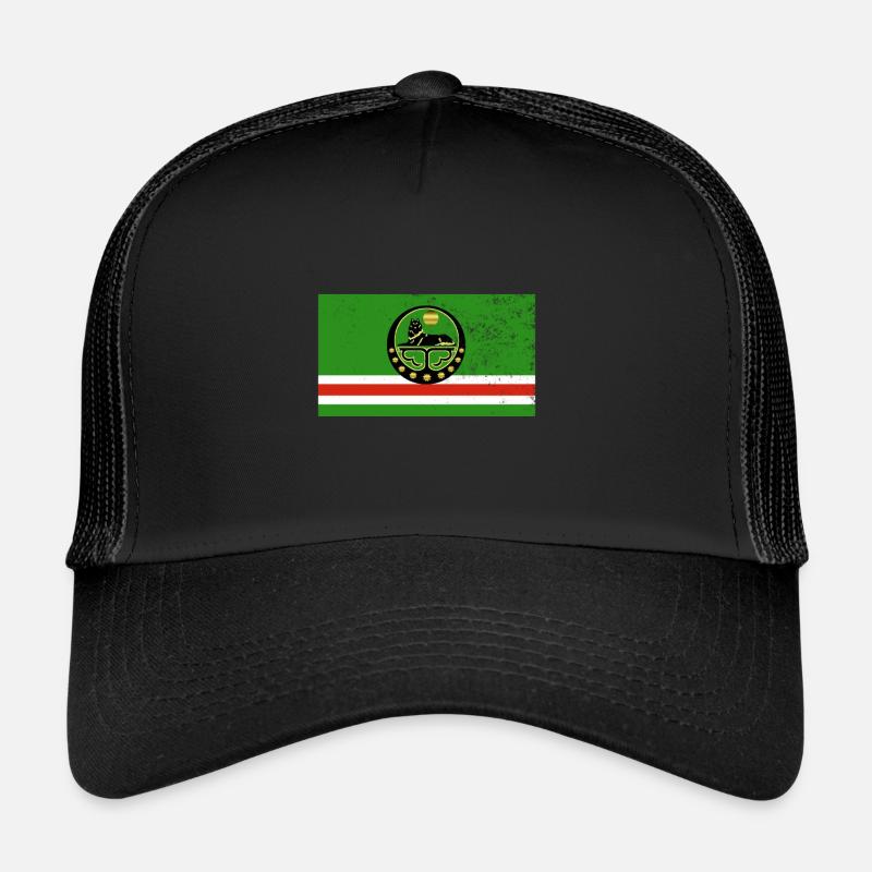 Chechnya Chechen flag vintage effect Trucker Cap