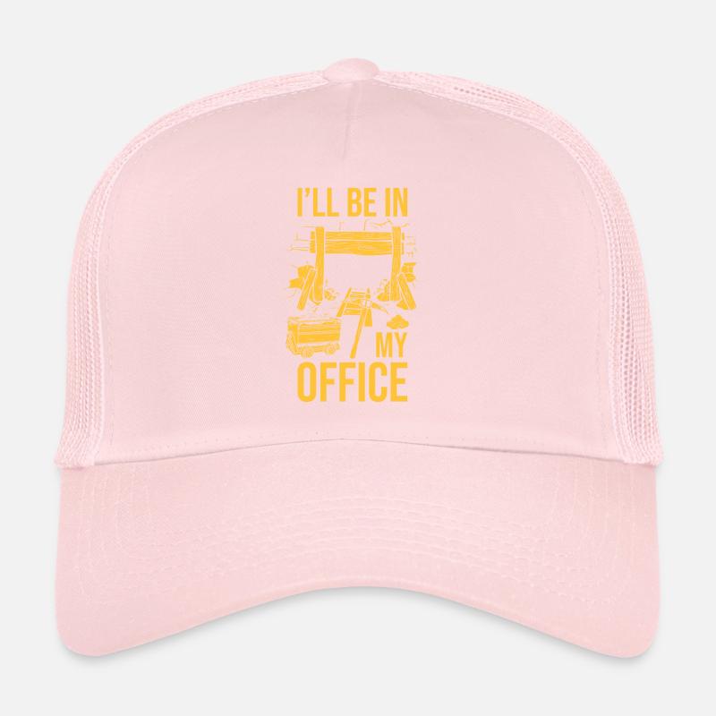 Je serai dans mon bureau Casquette trucker 