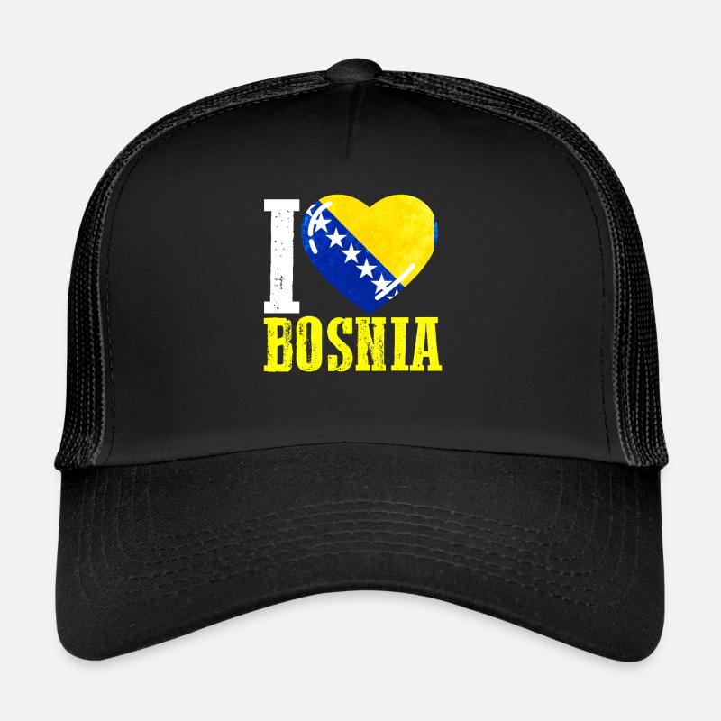 Ich liebe Bosnien Trucker Cap