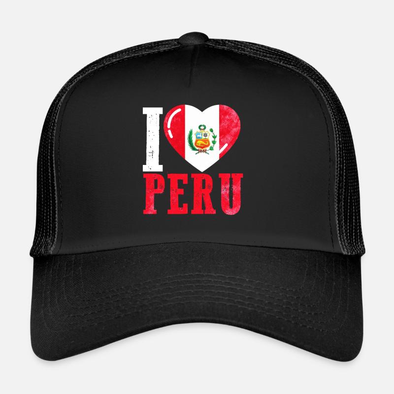 J’aime le Pérou Casquette trucker 