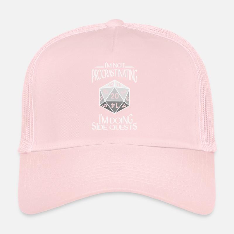Dans le Doing Side Quest RPG Jeu de rôle Cubes Casquette trucker 