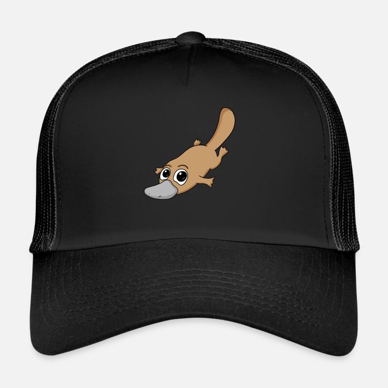 Schnabeltier - Trucker Cap - Schwarz/Schwarz