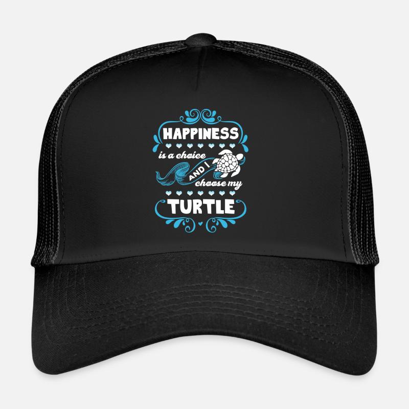 Turtle I Choose My Turtle Trucker Cap