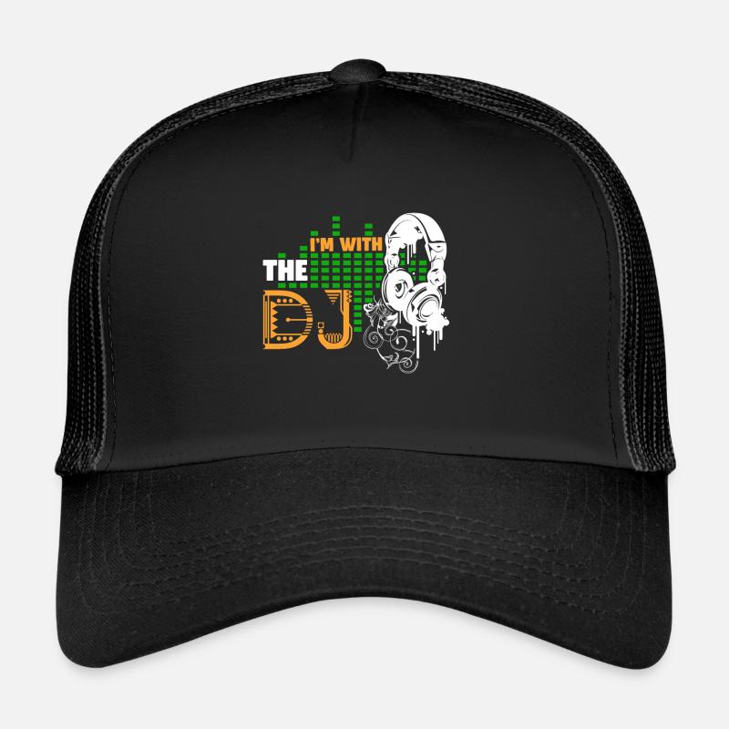 DJ I'm With The DJ - Trucker Cap - black/black