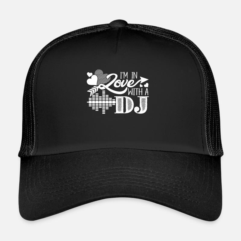 DJ I'm In Love With A DJ - Trucker Cap - black/black