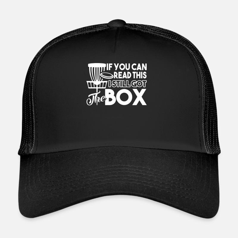 Disc Golf Lustiger Disc Golf - Trucker Cap - Schwarz/Schwarz