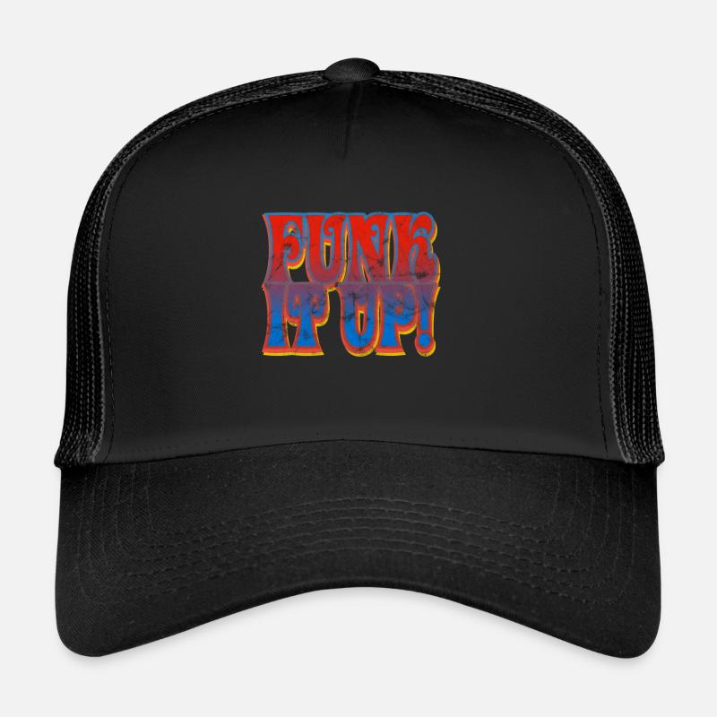 Funk it up - Trucker Cap - Schwarz/Schwarz