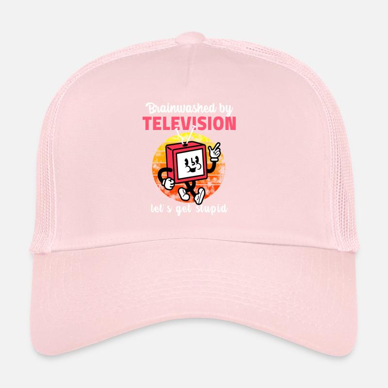 brainwashed by television Trucker Cap
