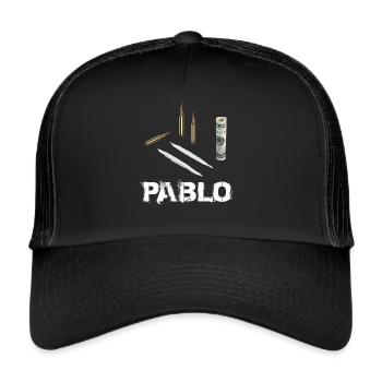 Pablo Escobar Drugs - Trucker Cap - black/black - Front