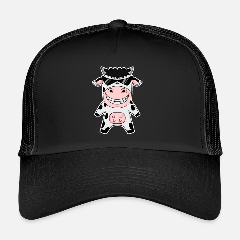 Coole Kuh - Trucker Cap - Schwarz/Schwarz
