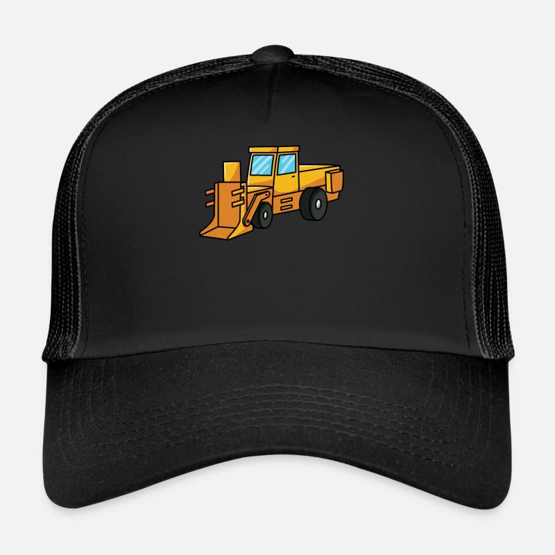 Chantier de construction de porte d'excavatrice ouvrier de construction d'excavatrice Casquette trucker 