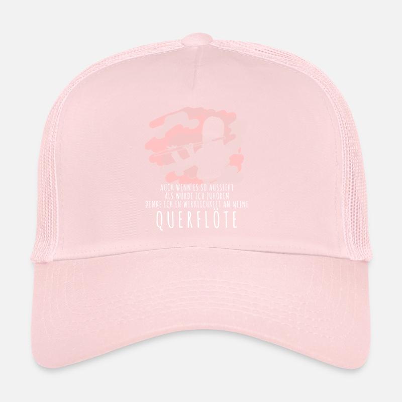 Querflöte - Querflöten Sprüche lustig Trucker Cap