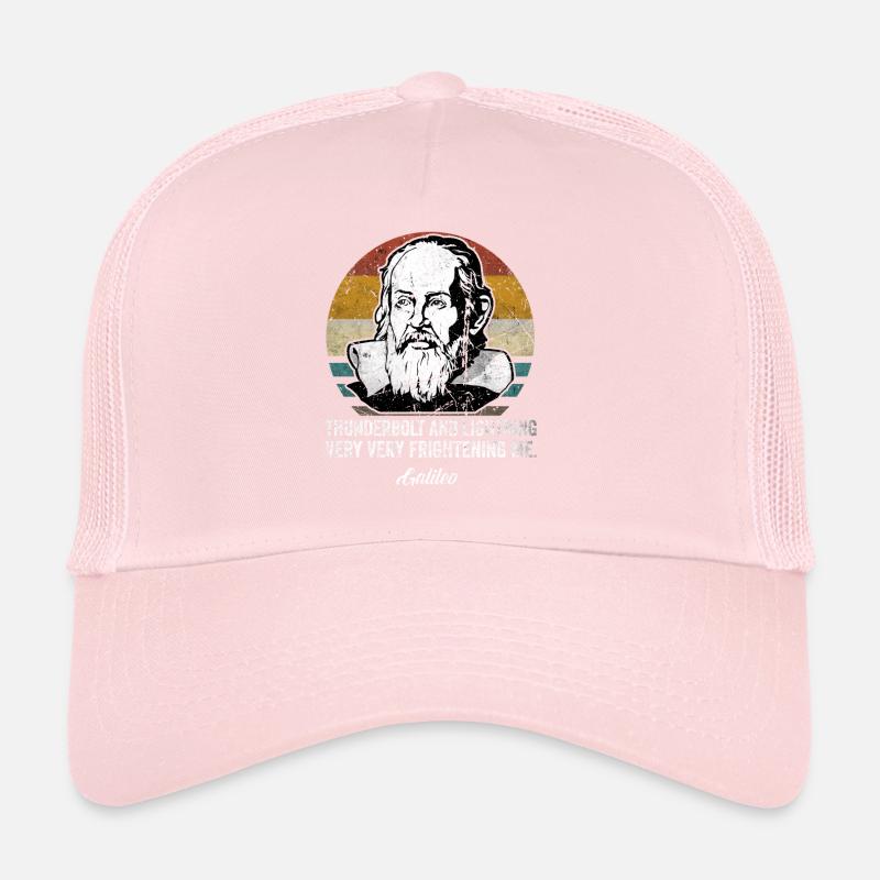 Thunderbolt lightning Galileo philosophe physique Casquette trucker 