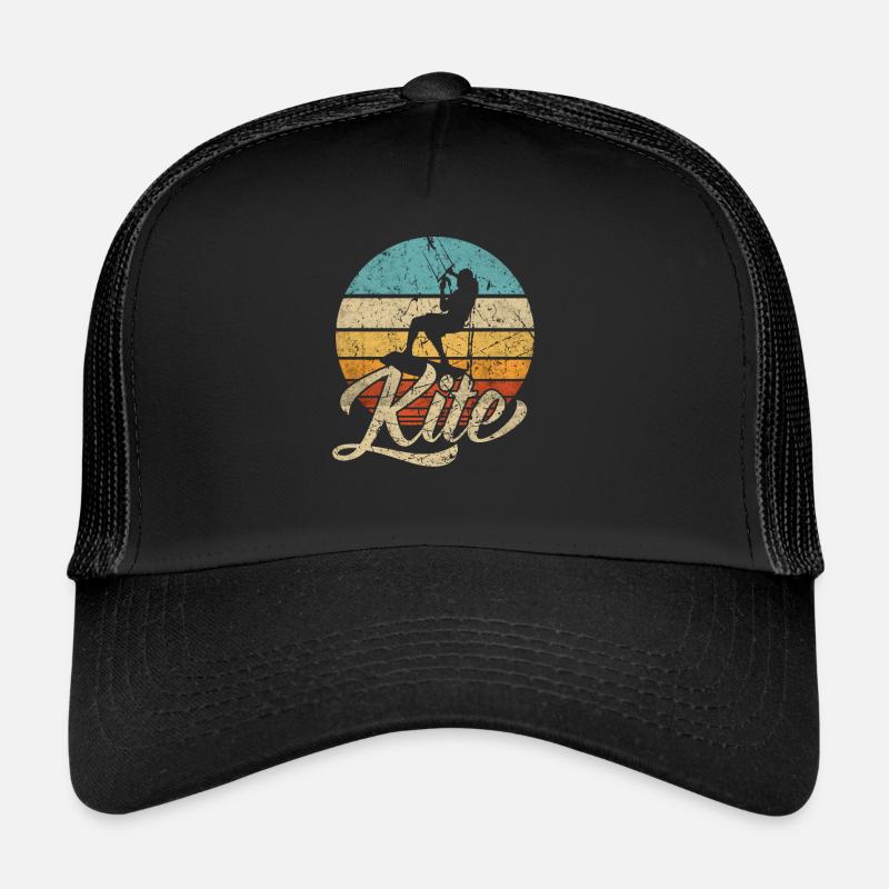 KITE Kiten Kiteboarding Kitesurfen Surf retro Trucker Cap