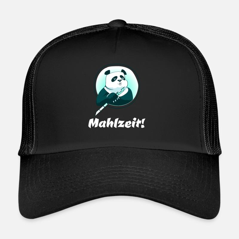 Mahlzeit! - Trucker Cap - Schwarz/Schwarz