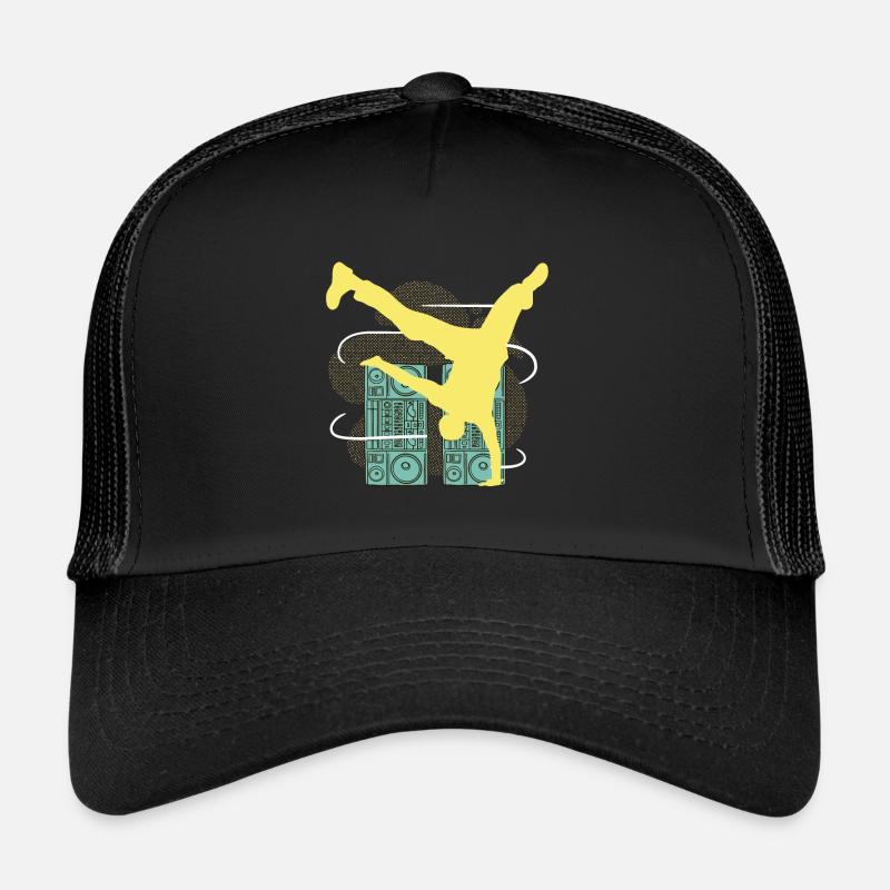 Hip hop breakdancer Casquette trucker 