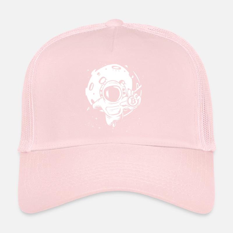 Bitcoin Astronaut Bitcoin to the Moon Bitcoin Trucker Cap