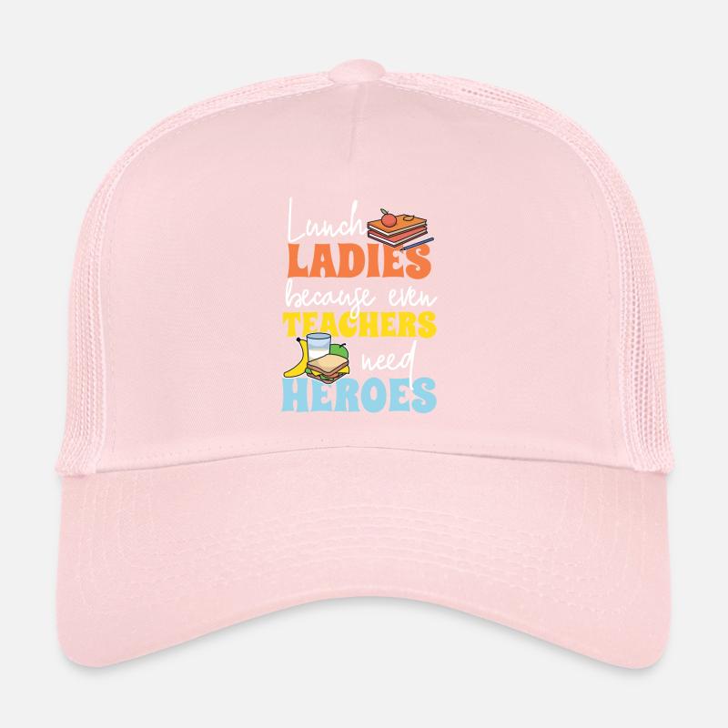 Cafeteria Canteen Lunch Lady Gift Trucker Cap