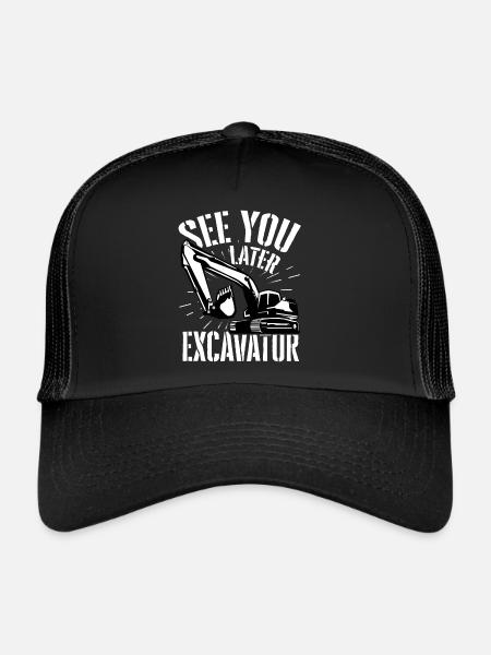 Pellets de voirie - Casquette trucker  - noir/noir - Devant
