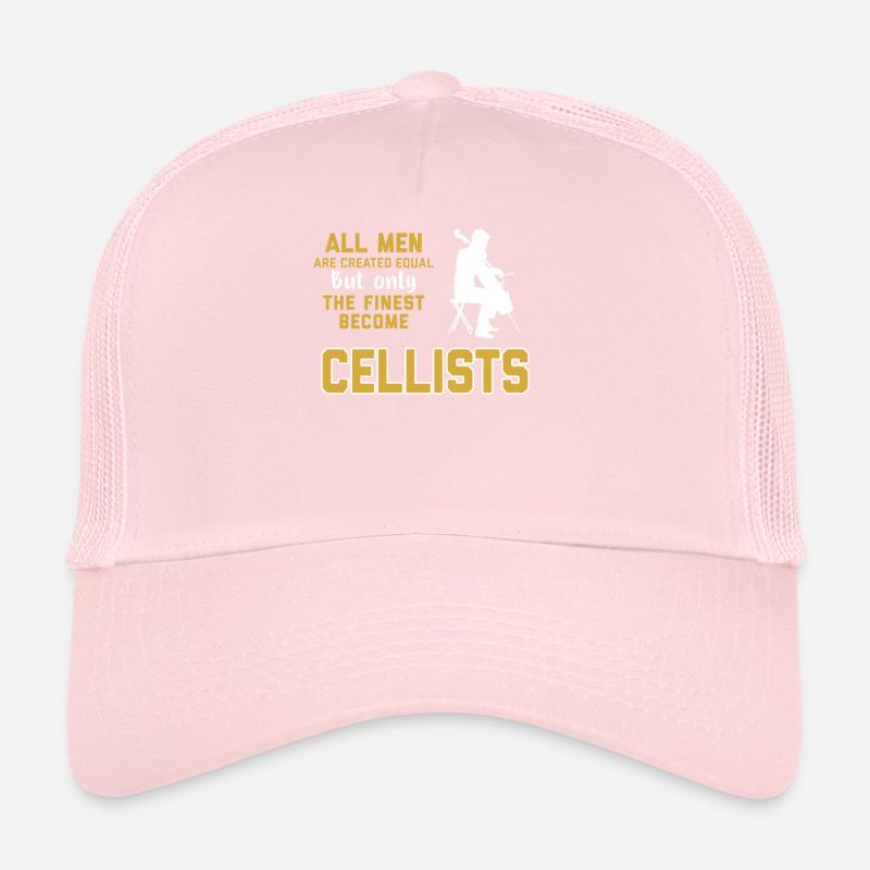 Funny cellist tea Trucker Cap