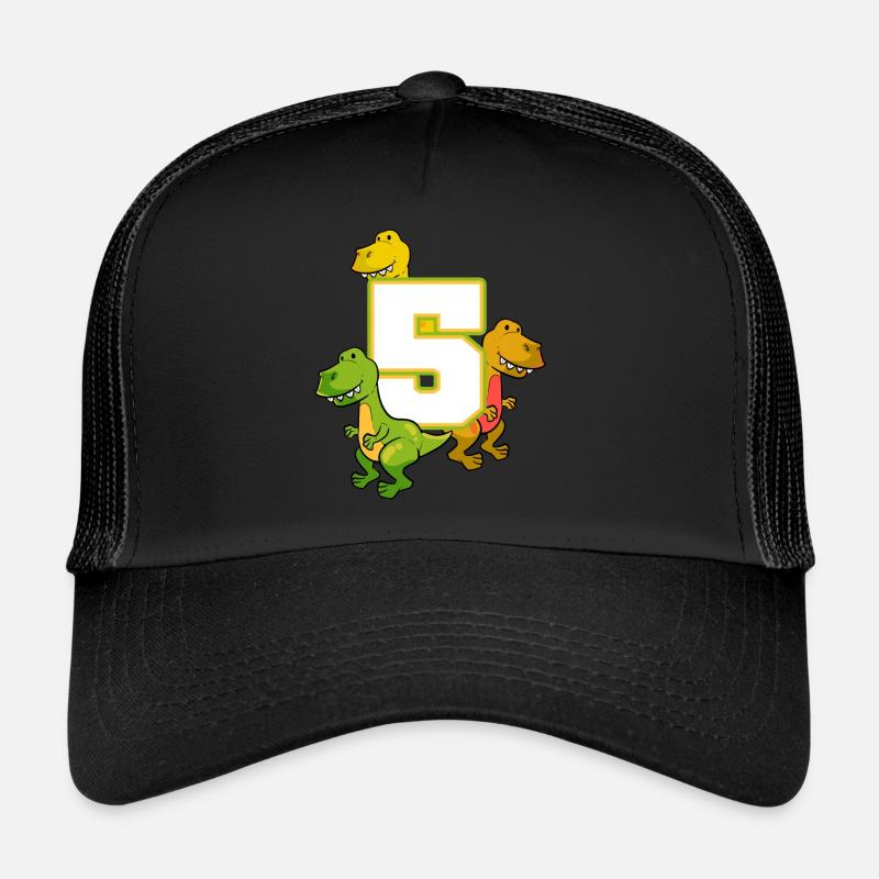5 Jahre Geburtstags Dinos Jungs Saurier Trucker Cap