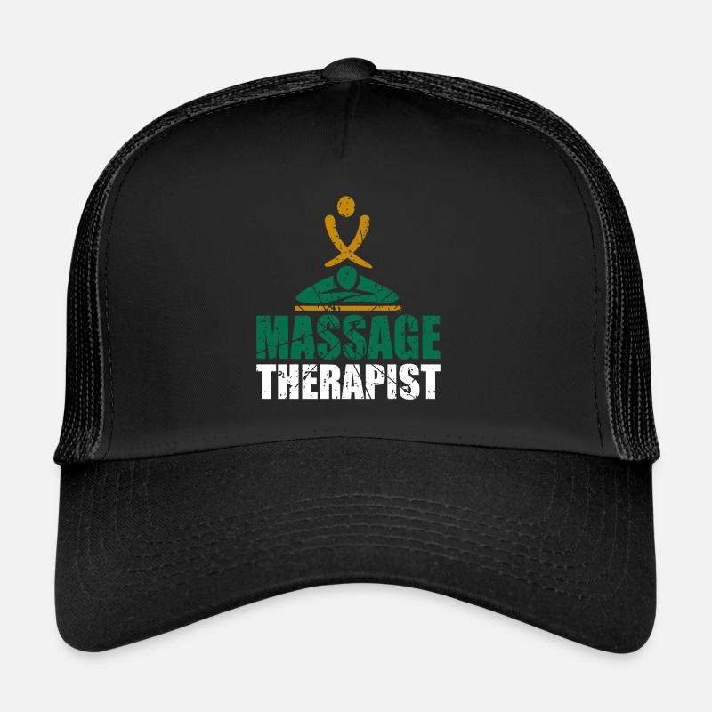 Massagetherapeut Massagetherapie Arbeit Trucker Cap
