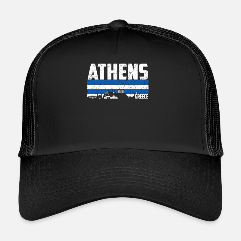 Athen Griechenland Skyline Trucker Cap