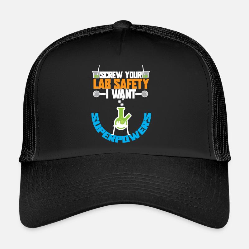 chimiste chimie laboratoire nerd science geek Casquette trucker 
