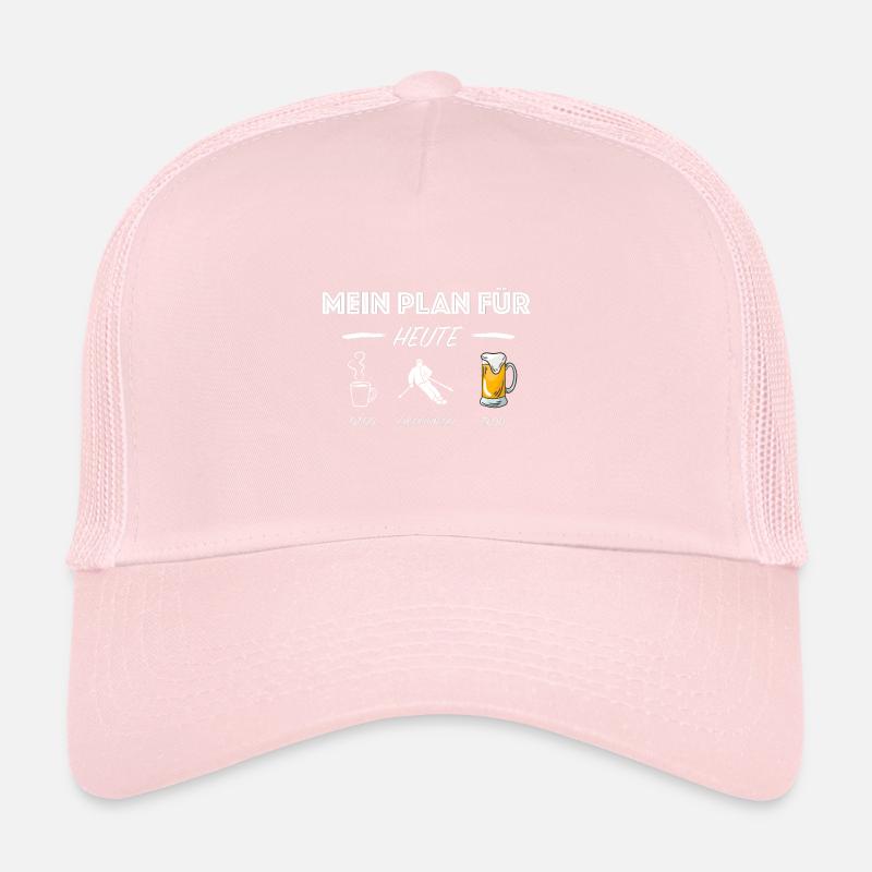 Plan Tagesplan Skispruch Apres Ski Skiläufer Trucker Cap