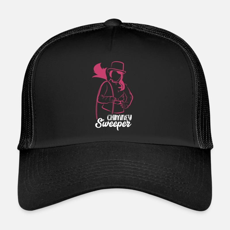 Schornsteinfegerin - Trucker Cap - Schwarz/Schwarz