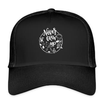 Childhood children's film children's series - Trucker Cap - black/black - Front
