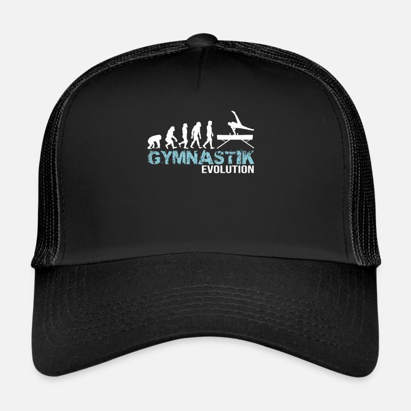 Barren Gymnastik Evolution - Trucker Cap - Schwarz/Schwarz