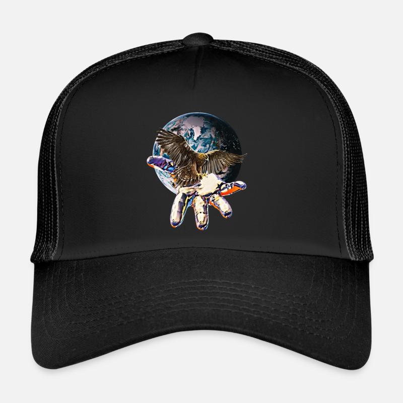 Adler - Casquette trucker  - noir/noir
