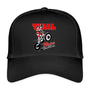 Motorcycle Trial - Motorcycle Trial - Trucker Cap - black/black - Front