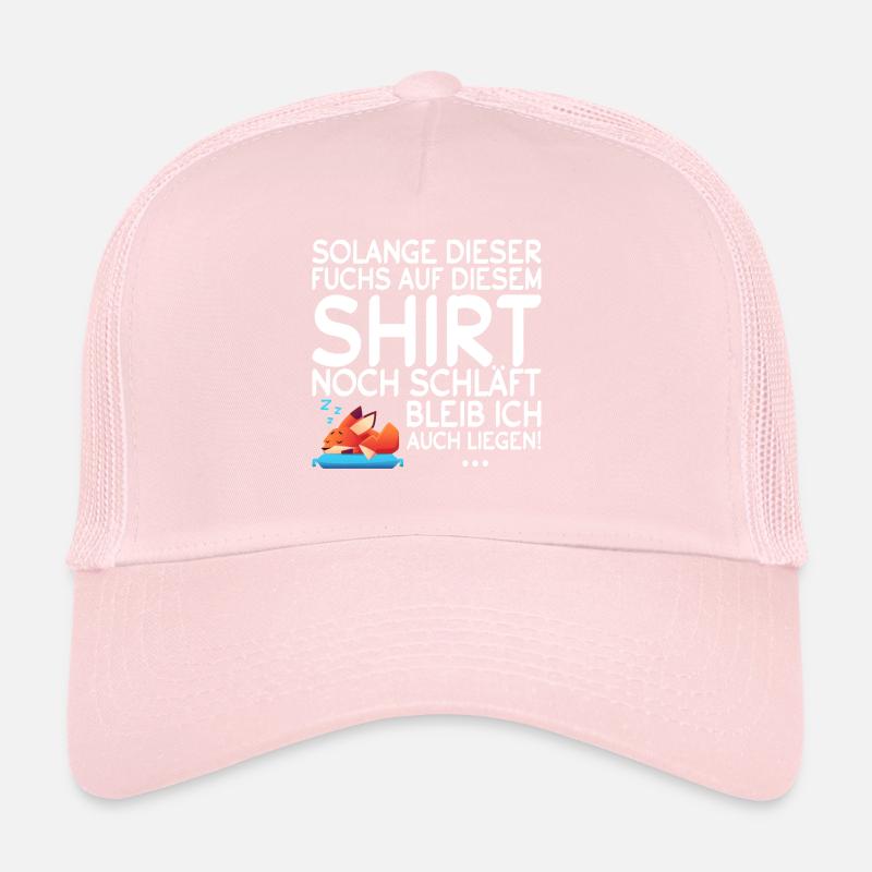 Fuchs Schlaf Sprüche Nachthemd Geschenk Trucker Cap