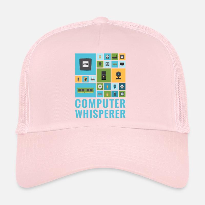 Ordinateur Whisperer Funny IT Tech Support Help Desk Casquette trucker 