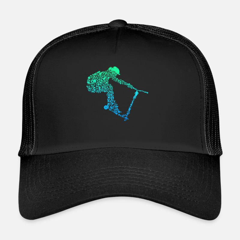 Cadeau de scooter cascadeur Casquette trucker 