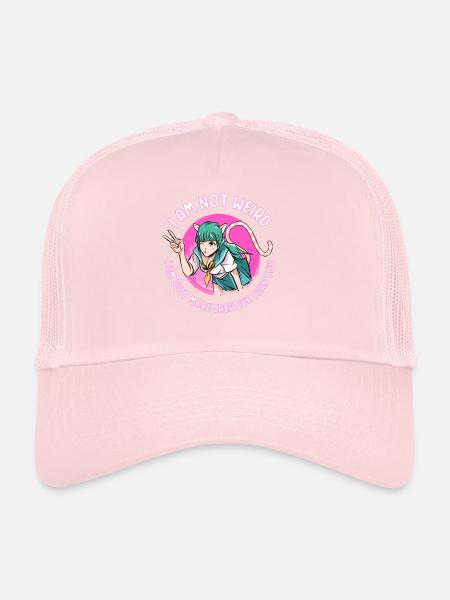 Anime girl gift - Trucker Cap - pale pink - Front