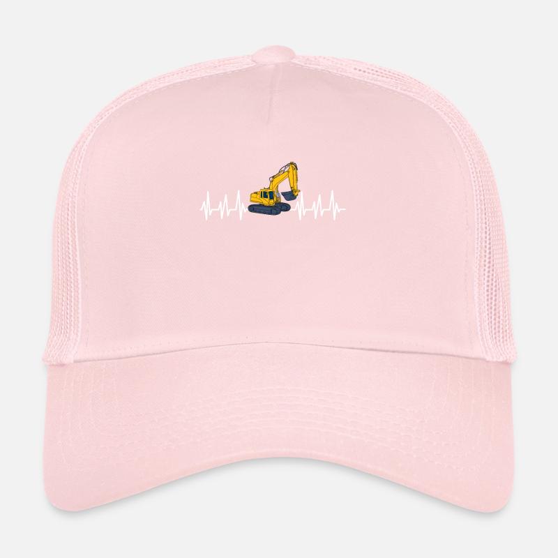 Travaux de construction de pelles travaux de dragage de construction de routes Casquette trucker 