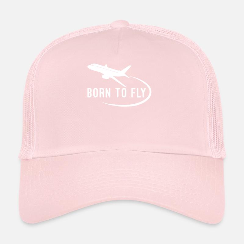 École de pilotage de pilote d'avion Born To Fly Casquette trucker 