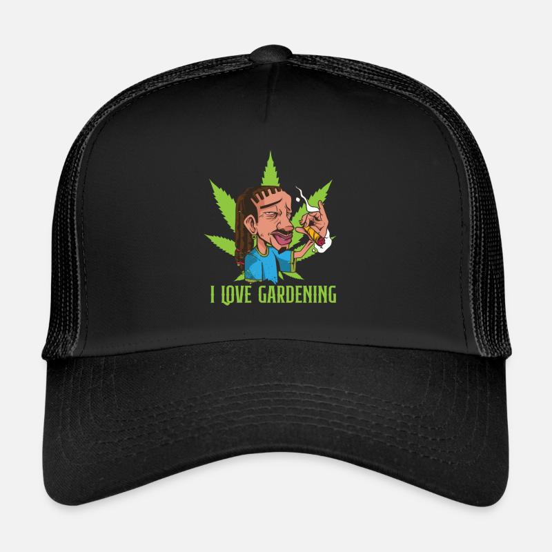 Cannabis Hanf Kiffer Geschenk Trucker Cap