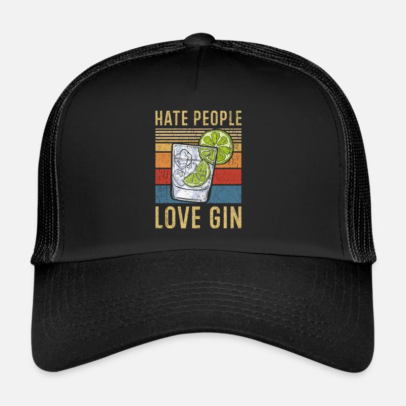 Gin Spruch Gin Geschenke Trucker Cap