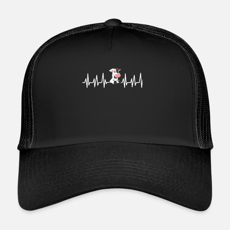 Kuh - Trucker Cap - Schwarz/Schwarz