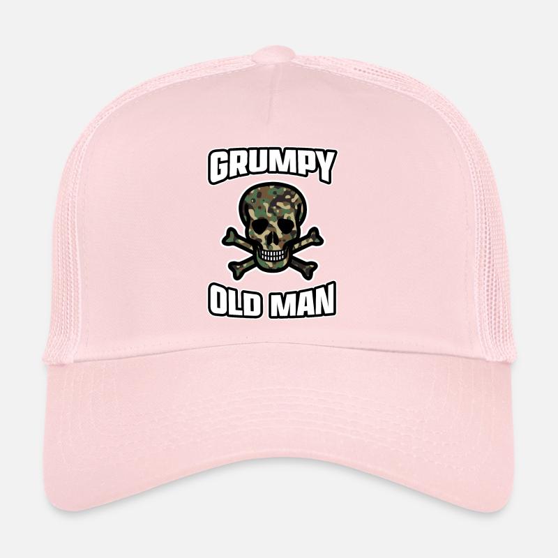Grumpy Old Man Bad old man Grandpa saying Trucker Cap