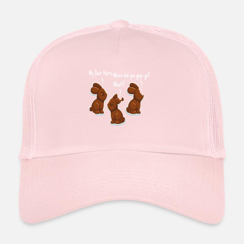 Au chocolat lapin de Pâques lapin lapin Casquette trucker 