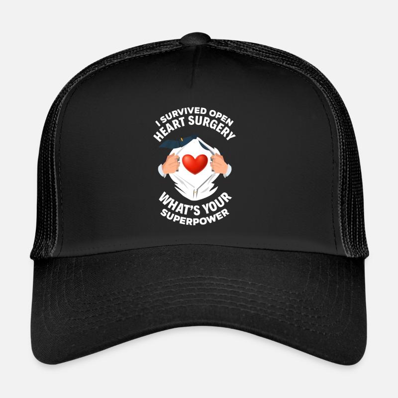 Super-force bypass chirurgie cardio-chirurgicale cardiaque Casquette trucker 