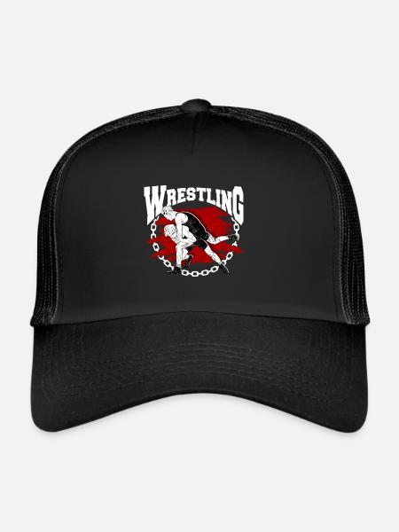 Wrestling - Trucker Cap - Schwarz/Schwarz
