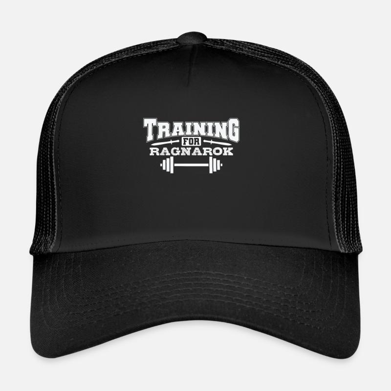 Training For Ragnarok Vikings Trucker Cap