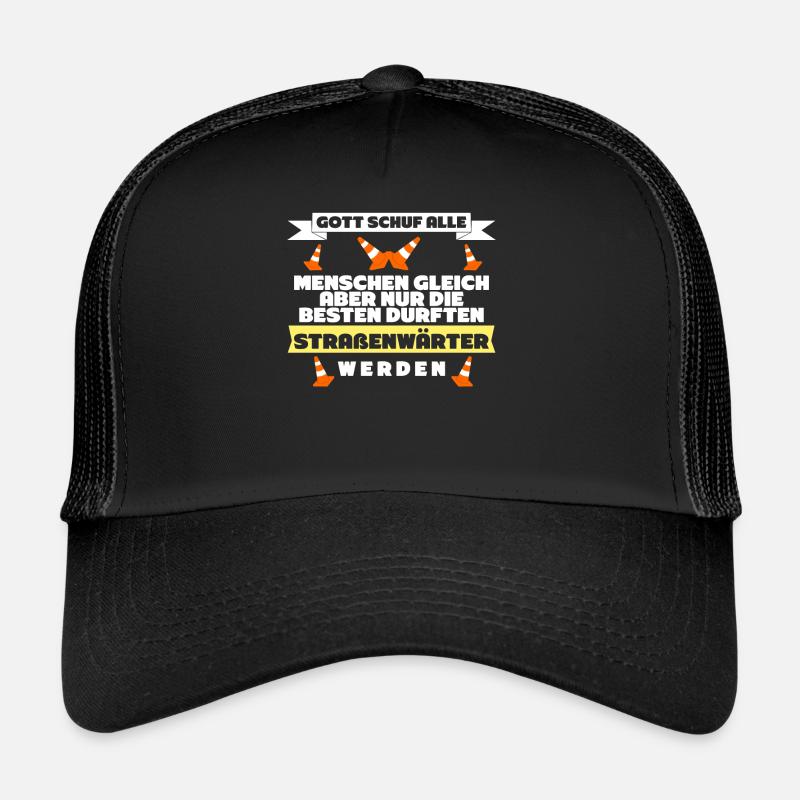 Lustig Straßenbauer Straßenwärter Spruch Trucker Cap