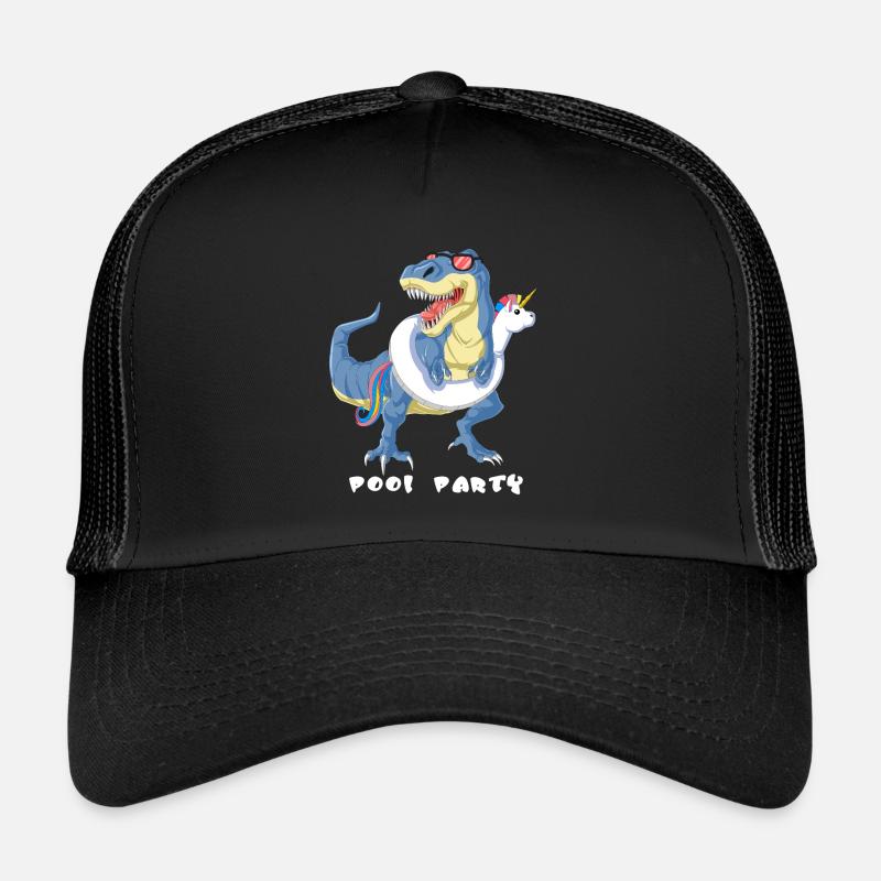 Dinosaurier-Pool-Party Trucker Cap
